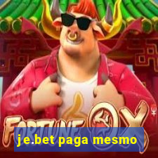 je.bet paga mesmo